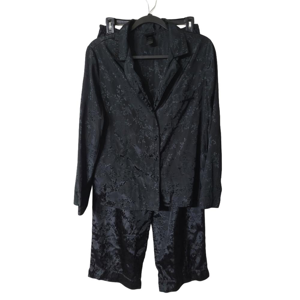 Secret Treasures Black Floral Sleepwear Size Medium